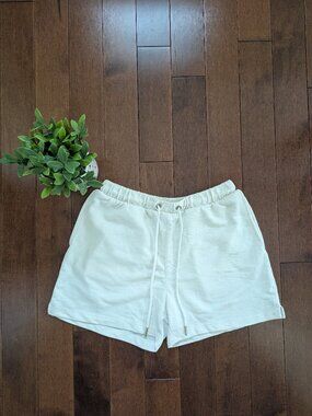 4/$25 H&M NEUTRAL BEIGE COTTON SWEATSHORTS